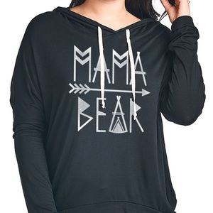Mama Bear Plus Hooded Tee